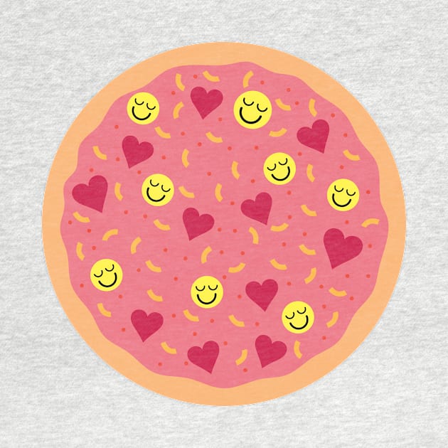 Happy Life Pizza by JacquelineGwynne